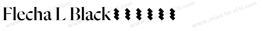 Flecha L Black字体转换